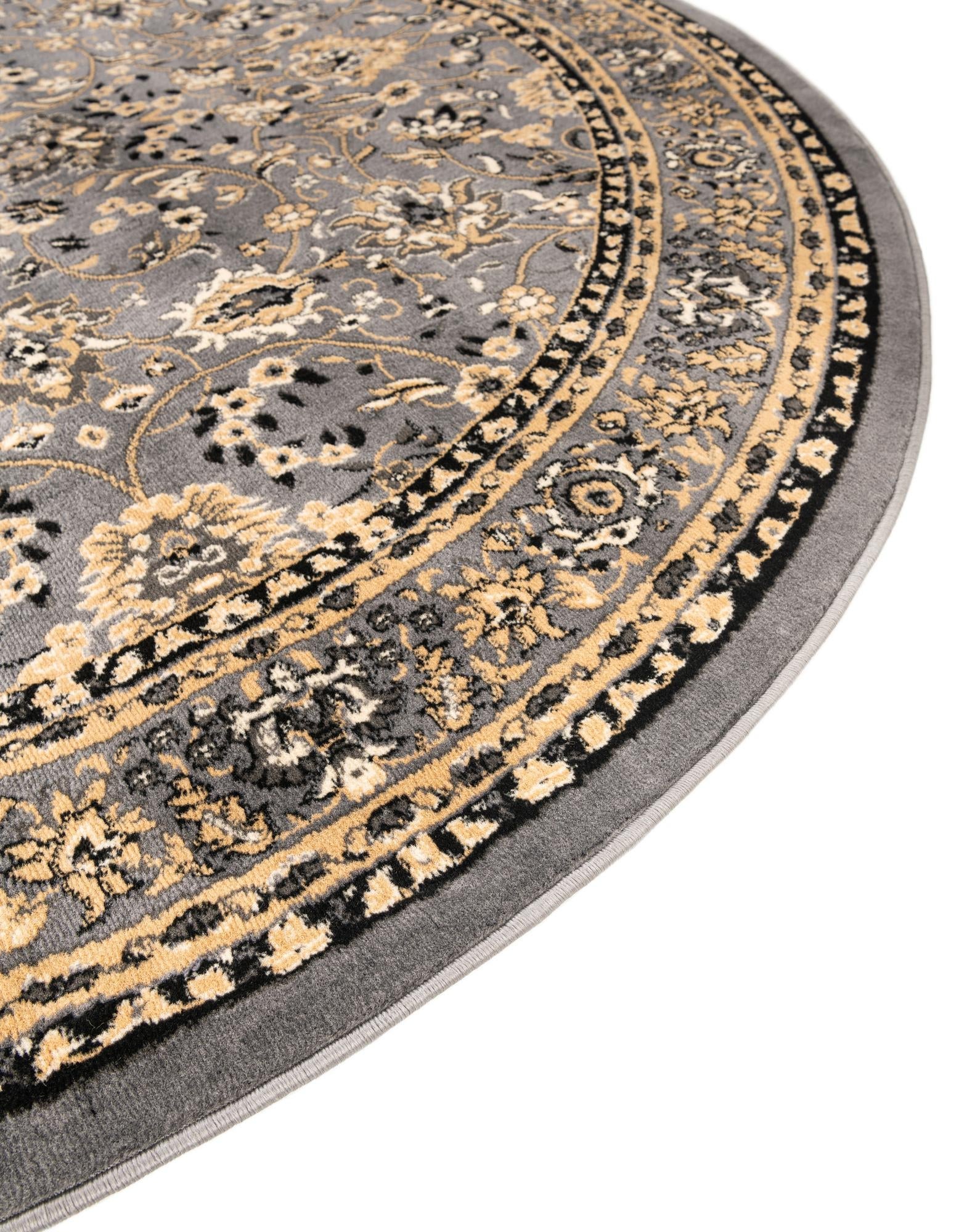 Isfahan Elegance Collection Area Rug - Naghsh-e Jahan (Gray)