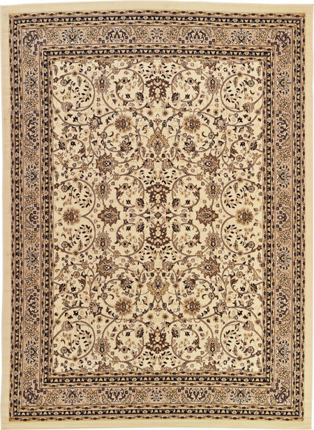 Isfahan Elegance Collection Area Rug - Naghsh-e Jahan (Ivory)