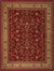 Isfahan Elegance Collection Area Rug - Naghsh-e Jahan (Burgundy) Rectangle Burgundy Main