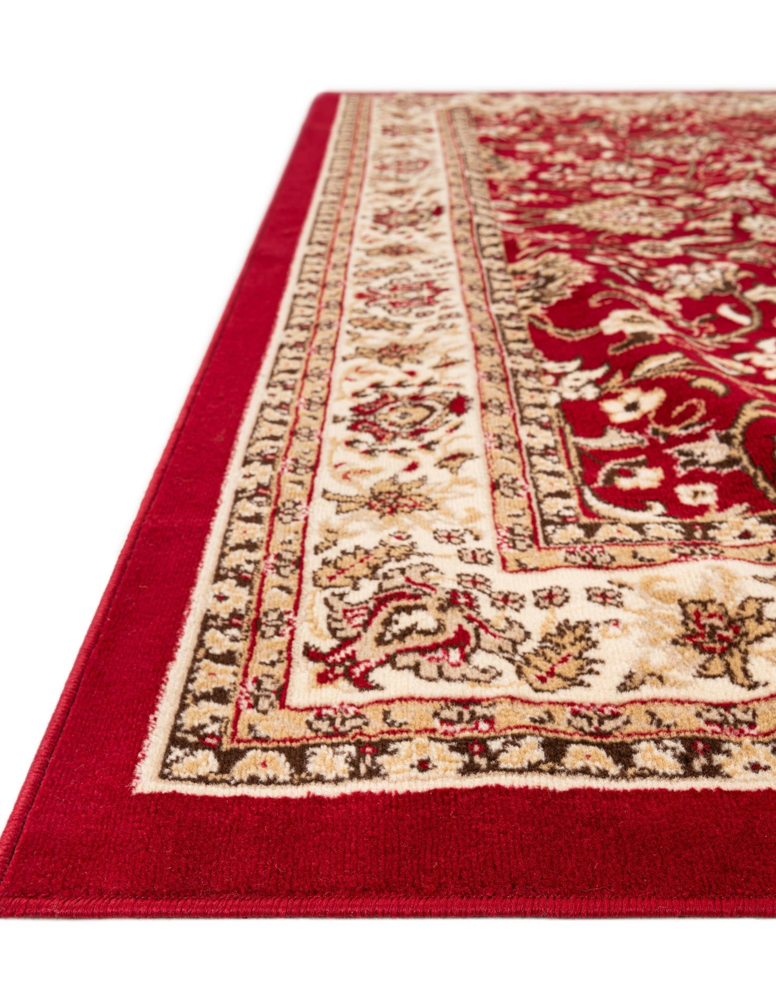 Isfahan Elegance Collection Area Rug - Naghsh-e Jahan (Burgundy)