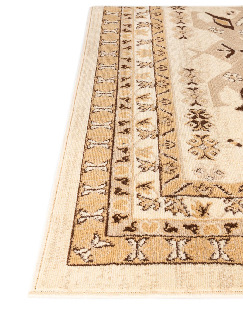 Tabriz Tapestries Collection Area Rug - Azerbaijan (Ivory) Rectangle Ivory  lifestyle 7