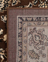 Isfahan Elegance Collection Area Rug - Naghsh-e Jahan (Brown) Rectangle Brown  lifestyle 9