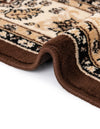 Isfahan Elegance Collection Area Rug - Naghsh-e Jahan (Brown) Rectangle Brown  lifestyle 10