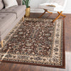 Isfahan Elegance Collection Area Rug - Naghsh-e Jahan (Brown) Rectangle Brown  lifestyle 15