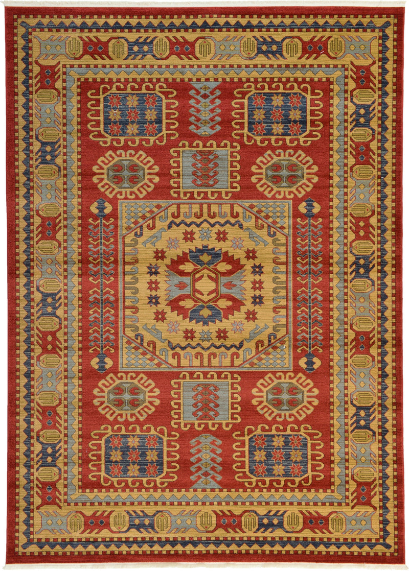 Persian Elegance Collection Area Rug -  Zanjan Rectangle Red Main