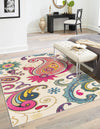 Marrakesh Elegance Collection Area Rug -  Beni Rectangle Cream  lifestyle 7