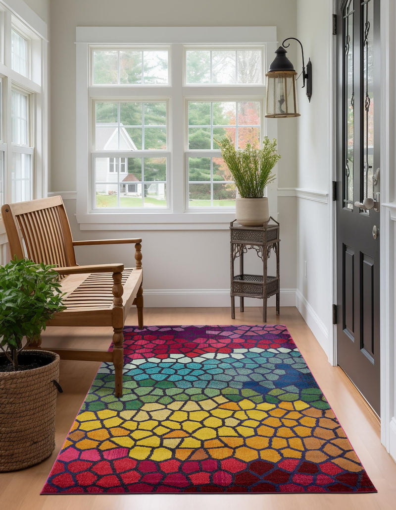 Marrakesh Elegance Collection Area Rug -  Melilla Rectangle Multi  lifestyle 8