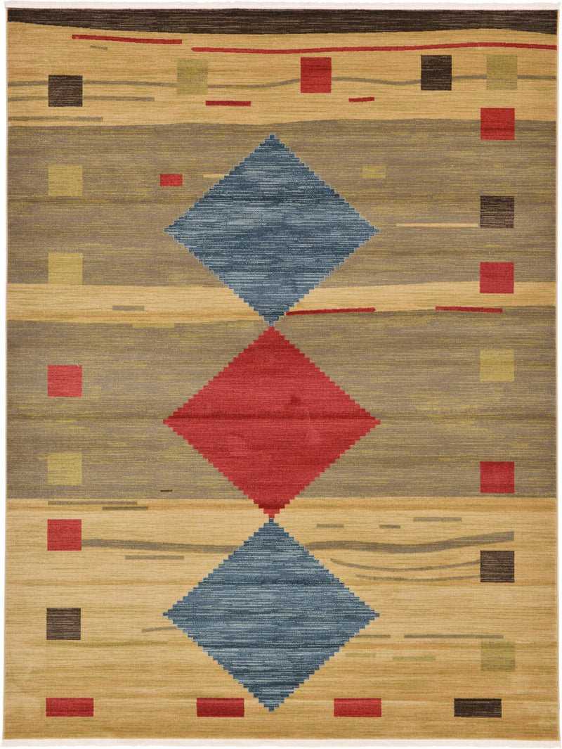 Zagros Oasis Collection Area Rug -  Susa Rectangle Tan Main