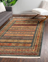 Zagros Oasis Collection Area Rug -  Khorramabad Rectangle Blue  lifestyle 4