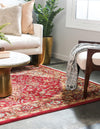 Persian Elegance Collection Area Rug -  Khorasan Rectangular Red  lifestyle 22