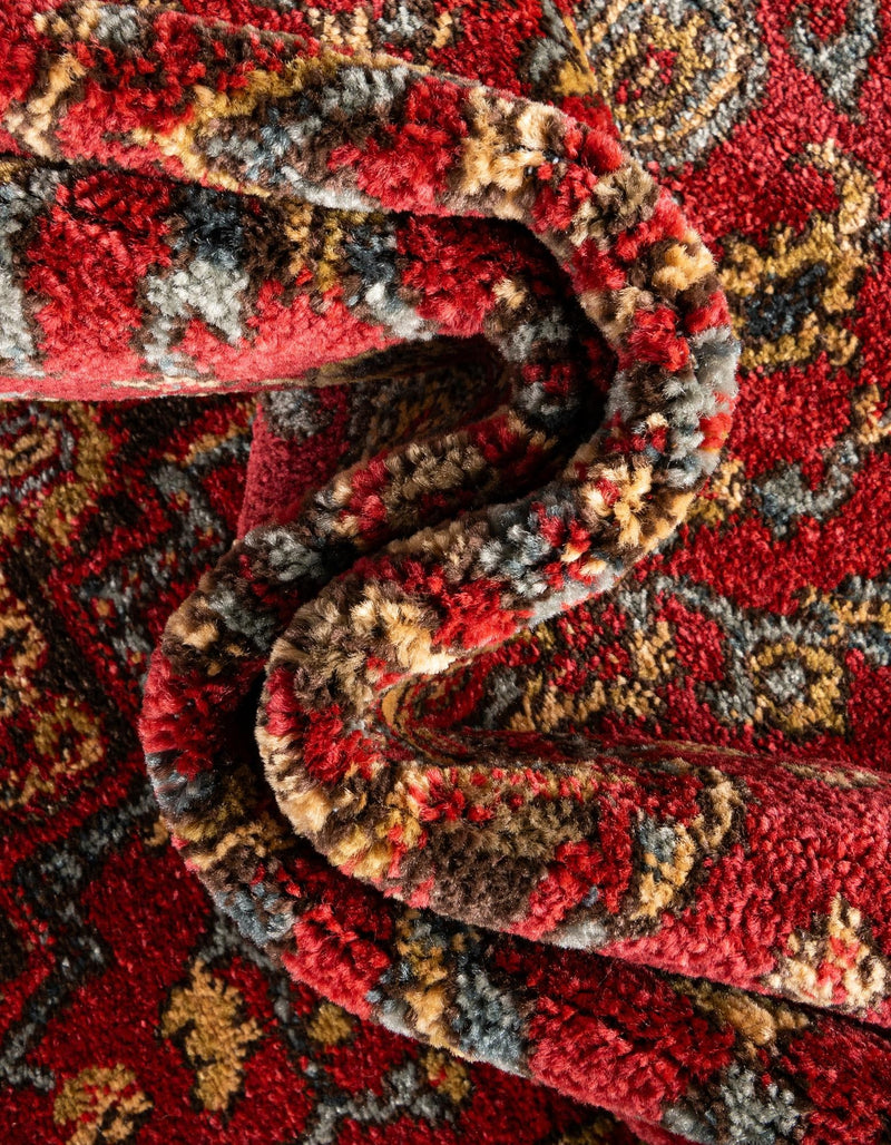 Persian Elegance Collection Area Rug -  Khorasan Rectangular Red  lifestyle 33