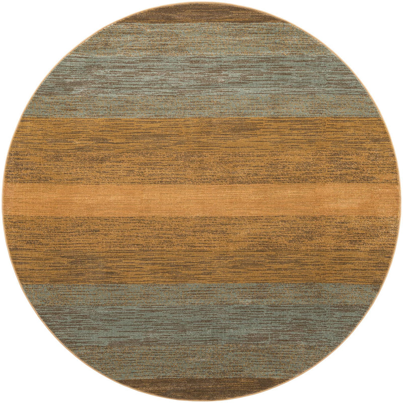 Zagros Oasis Collection Area Rug -  Mehran Round Multi  lifestyle 8