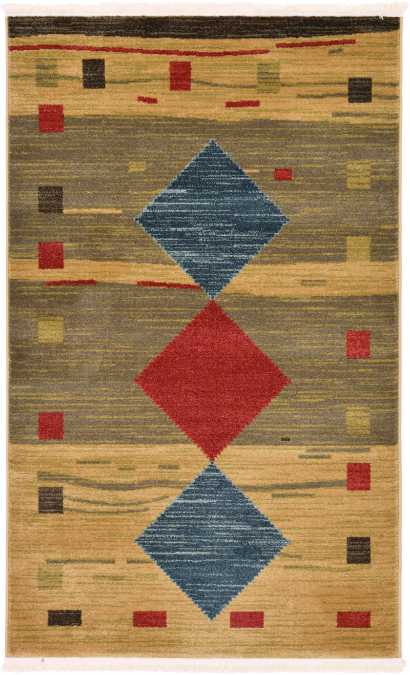 Zagros Oasis Collection Area Rug -  Susa Rectangle Tan  lifestyle 2