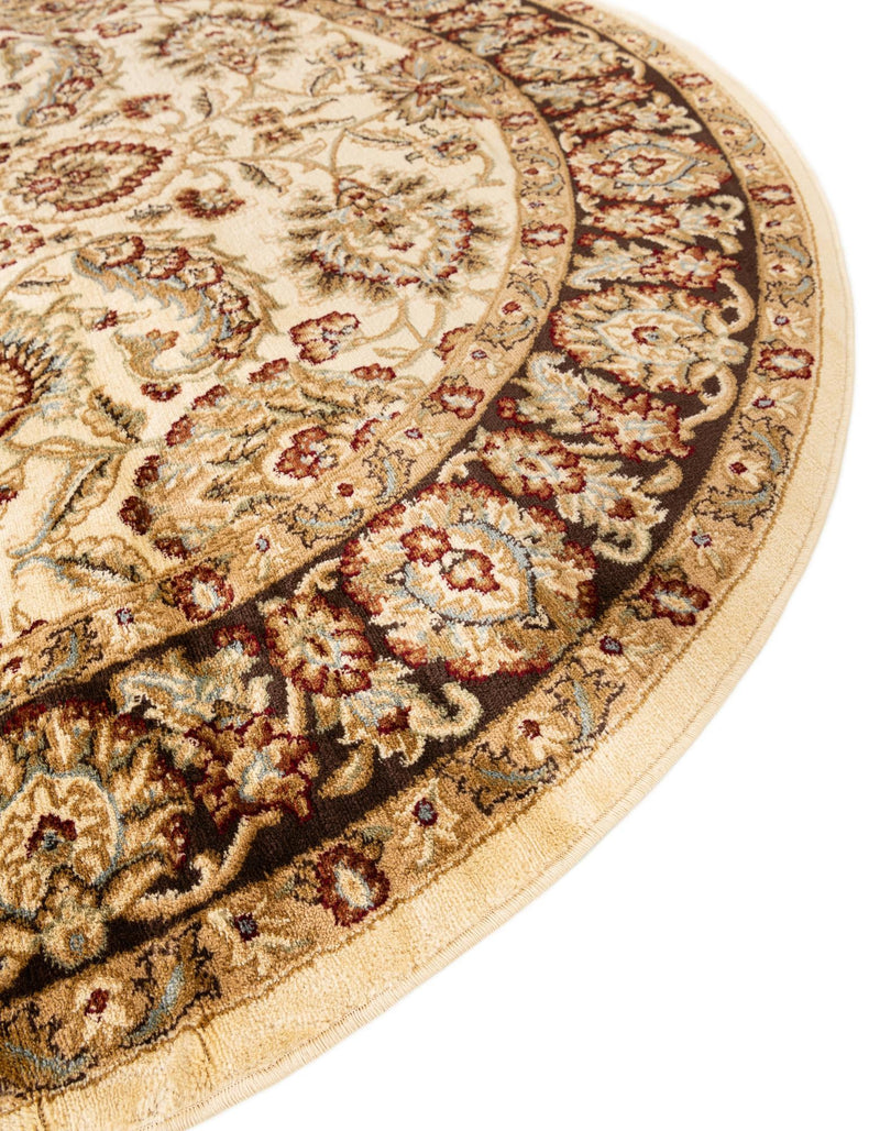 Jaipur Elegance Collection Area Rug -  Gaitore Round Cream  lifestyle 87