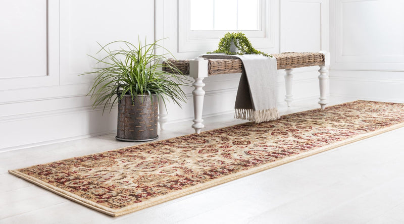 Jaipur Elegance Collection Area Rug -  Gaitore Runner Cream  lifestyle 64