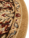 Jaipur Elegance Collection Area Rug -  Gaitore Round Tan  lifestyle 60