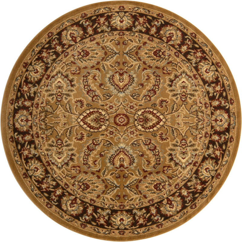 Jaipur Elegance Collection Area Rug -  Gaitore Round Tan  lifestyle 32