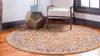 Jaipur Elegance Collection Area Rug -  Gaitore Round Dark Yellow  lifestyle 39