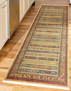 Zagros Oasis Collection Area Rug -  Khorramabad Runner Tan  lifestyle 140