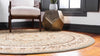 Versailles Elegance Collection Area Rug -  Montreuil Round Light Green  lifestyle 77