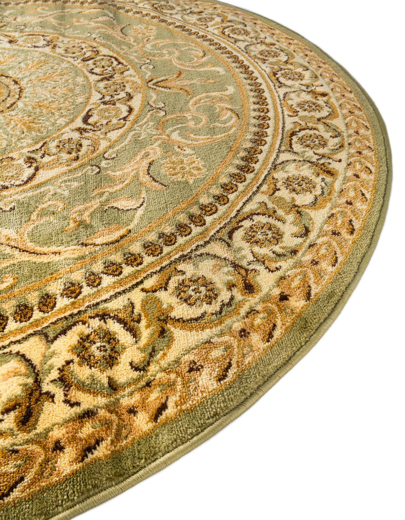 Versailles Elegance Collection Area Rug -  Montreuil Round Light Green  lifestyle 104