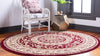 Versailles Elegance Collection Area Rug -  Montreuil Round Red  lifestyle 52