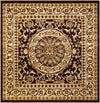 Versailles Elegance Collection Area Rug -  Montreuil Square Brown  lifestyle 44