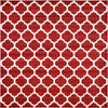 Lattice Gardens Collection Area Rug -  Bloomfield (Dark Terracotta) Square Dark Terracotta  lifestyle 18