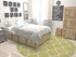 Lattice Gardens Collection Area Rug -  Bloomfield (Olive)