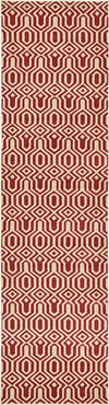 Lattice Gardens Collection Area Rug -  Thicketon Runner Red  lifestyle 9