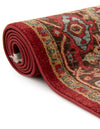 Persian Elegance Collection Area Rug -  Khorasan Round Red  lifestyle 30