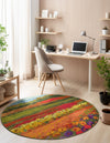 Marrakesh Elegance Collection Area Rug -  Taliouine Round Multi  lifestyle 49