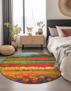 Marrakesh Elegance Collection Area Rug -  Taliouine Round Multi  lifestyle 52