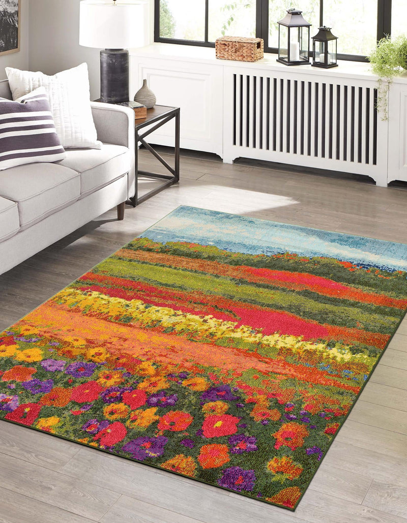 Marrakesh Elegance Collection Area Rug -  Taliouine Rectangle Multi  lifestyle 2