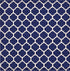 Lattice Gardens Collection Area Rug -  Bloomfield (Navy Blue)