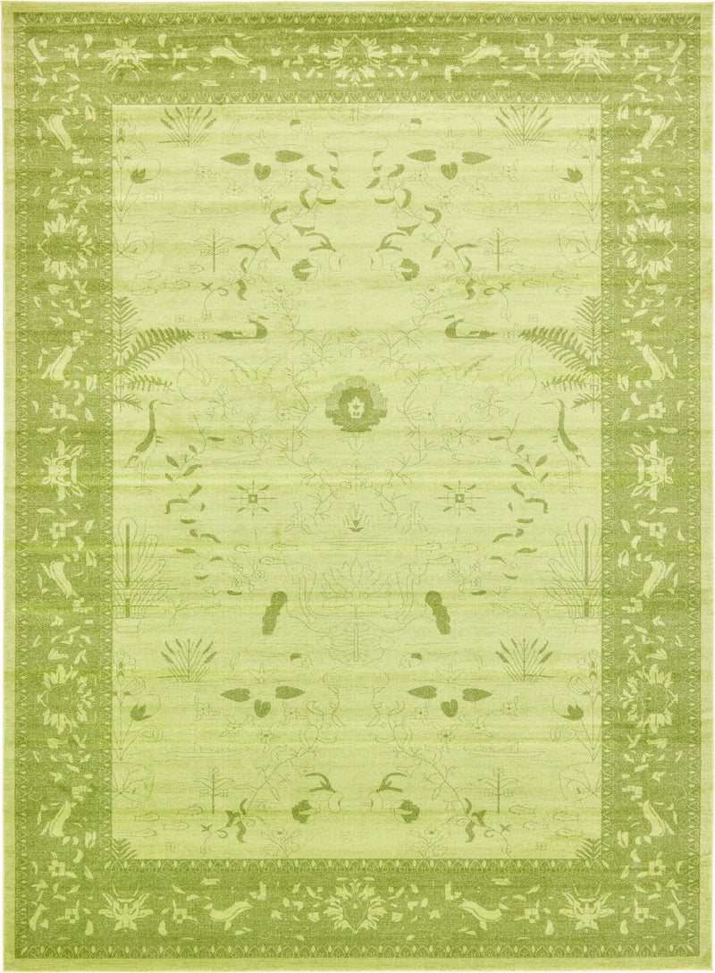 Horizon Collection Area Rug -  Apex (Light Green) Rectangle Light Green  lifestyle 2