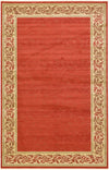 Versailles Elegance Collection Area Rug - Arles Rectangle Rust Red Main