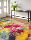 Marrakesh Elegance Collection Area Rug -  Draa Rectangle Multi  lifestyle 6