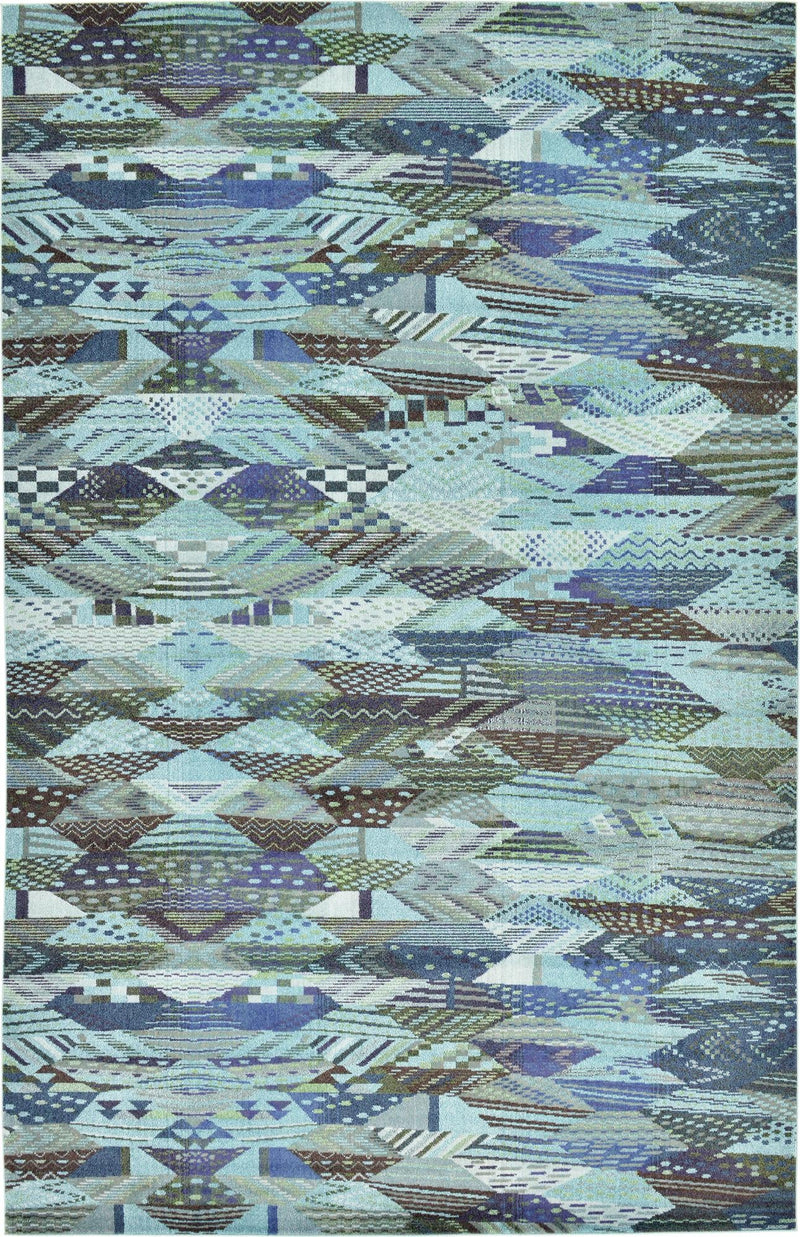 Sedona Vista Collection Area Rug -  Yucca Rectangular Blue  lifestyle 18