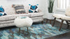 Sedona Vista Collection Area Rug -  Yucca Rectangular Blue  lifestyle 29