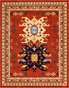 Tabriz Tapestries Collection Area Rug - Azerbaijan (Terracotta) Rectangle Terracotta Main