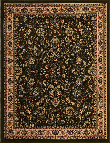 Isfahan Elegance Collection Area Rug - Naghsh-e Jahan (Green)