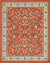 Isfahan Elegance Collection Area Rug - Naghsh-e Jahan (Terracotta) Rectangle Terracotta Main