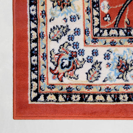 Isfahan Elegance Collection Area Rug - Naghsh-e Jahan (Terracotta)