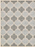 Lattice Gardens Collection Area Rug -  Arborhedge Rectangle Light Gray Main