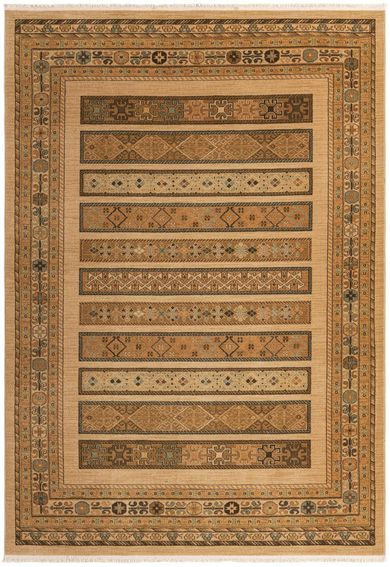 Zagros Oasis Collection Area Rug -  Khorramabad Rectangle Ivory  lifestyle 2