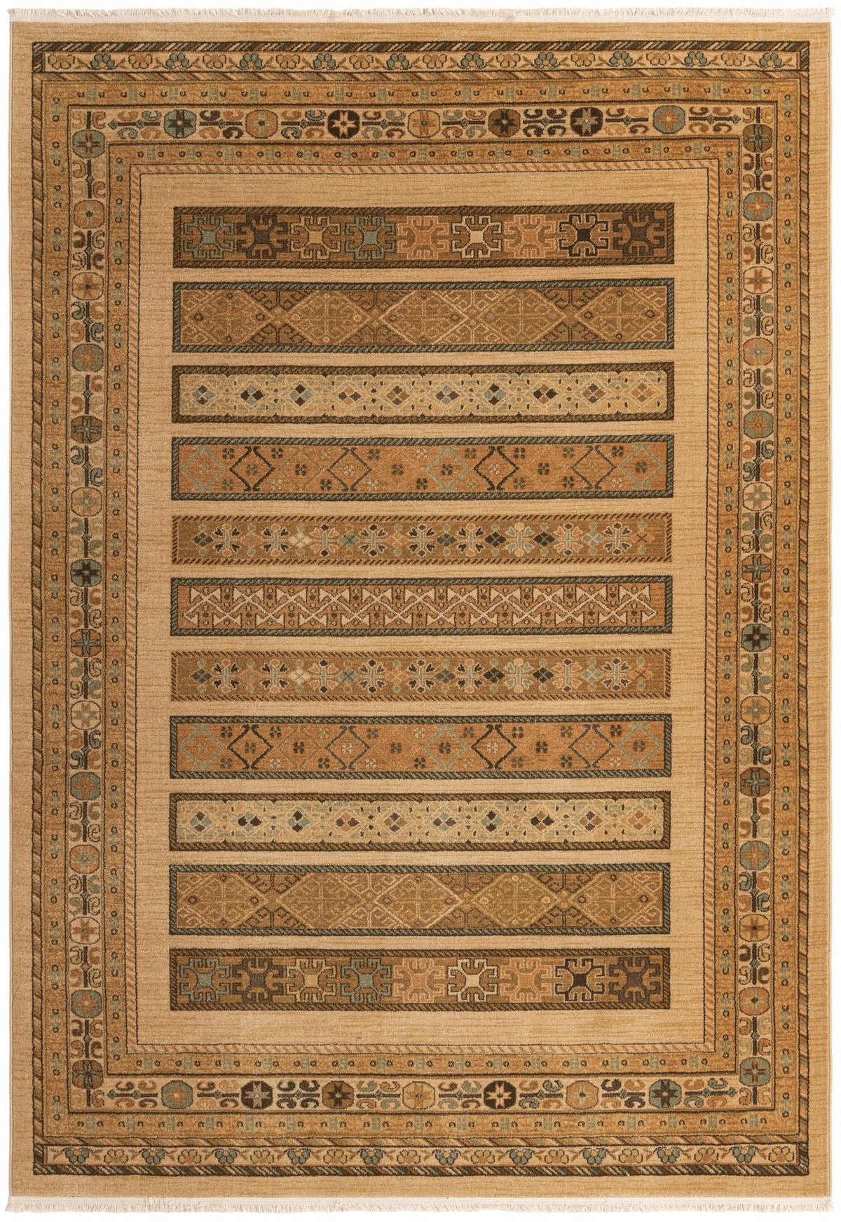 Zagros Oasis Collection Area Rug -  Khorramabad Rectangle Ivory  lifestyle 2