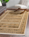 Zagros Oasis Collection Area Rug -  Khorramabad Rectangle Ivory  lifestyle 5