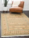 Zagros Oasis Collection Area Rug -  Khorramabad Rectangular Light Green  lifestyle 52