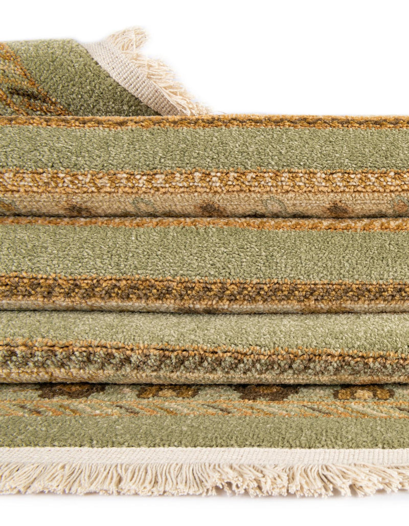 Zagros Oasis Collection Area Rug -  Khorramabad Rectangular Light Green  lifestyle 144